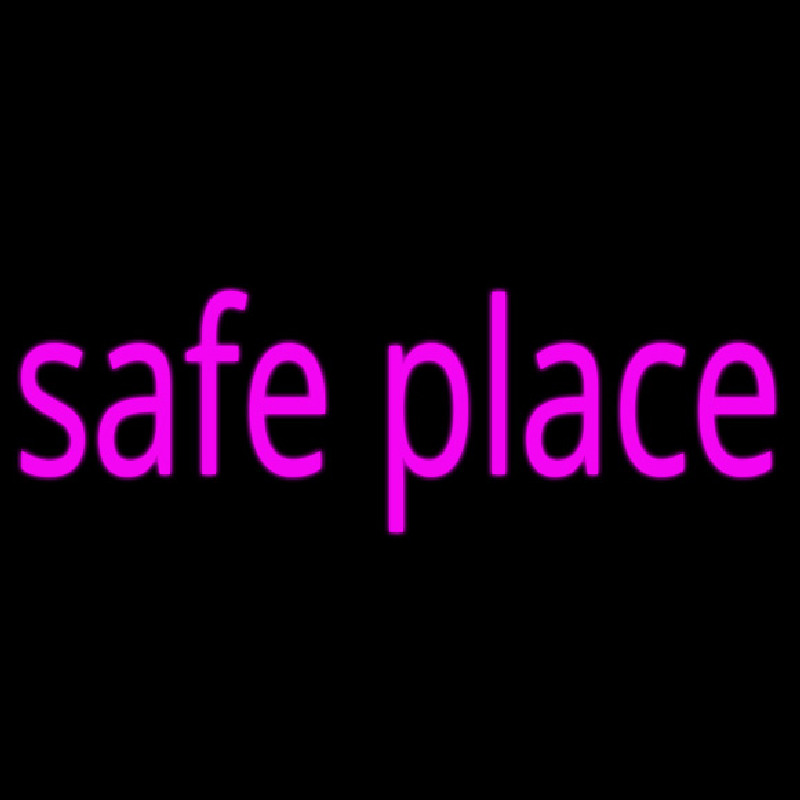 Safe Place Neon Sign