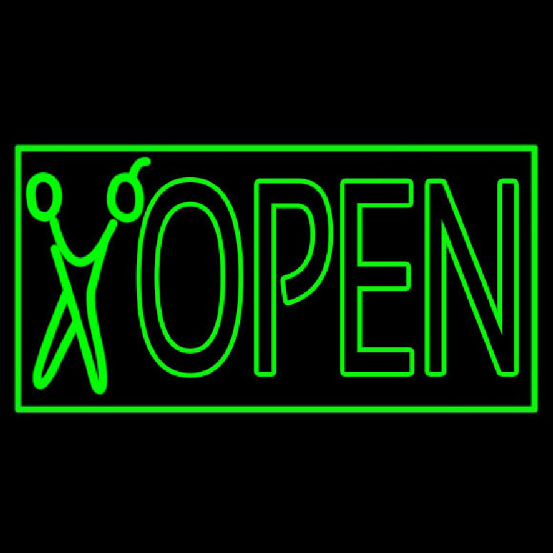 Salon Open Neon Sign