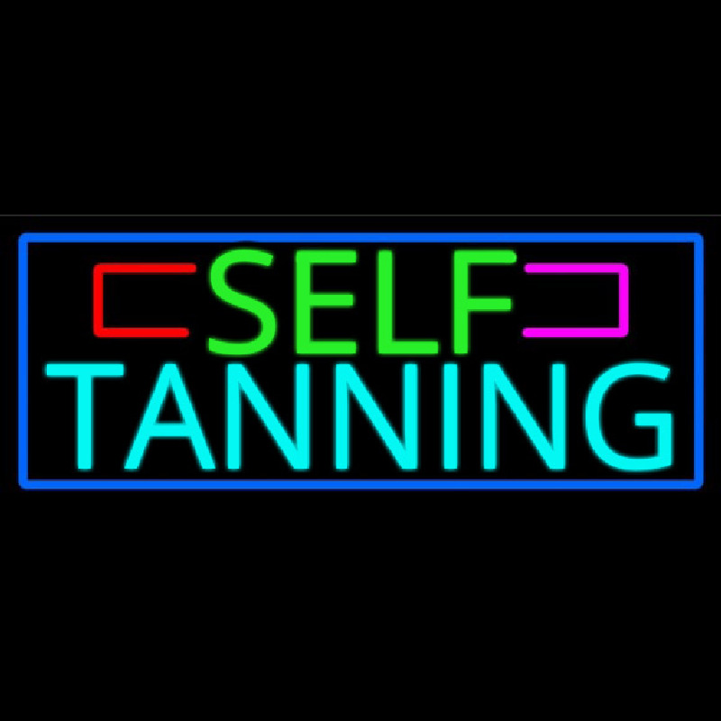 Self Tanning Neon Sign