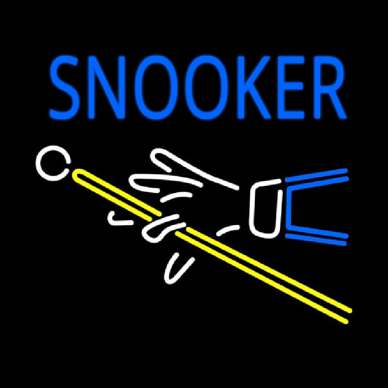 Snooker Neon Sign