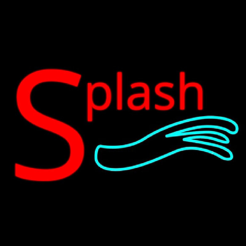 Splash Neon Sign