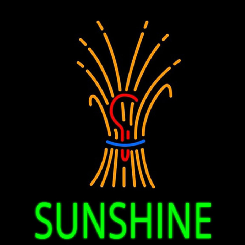 Sunshine With Logo Neon Sign