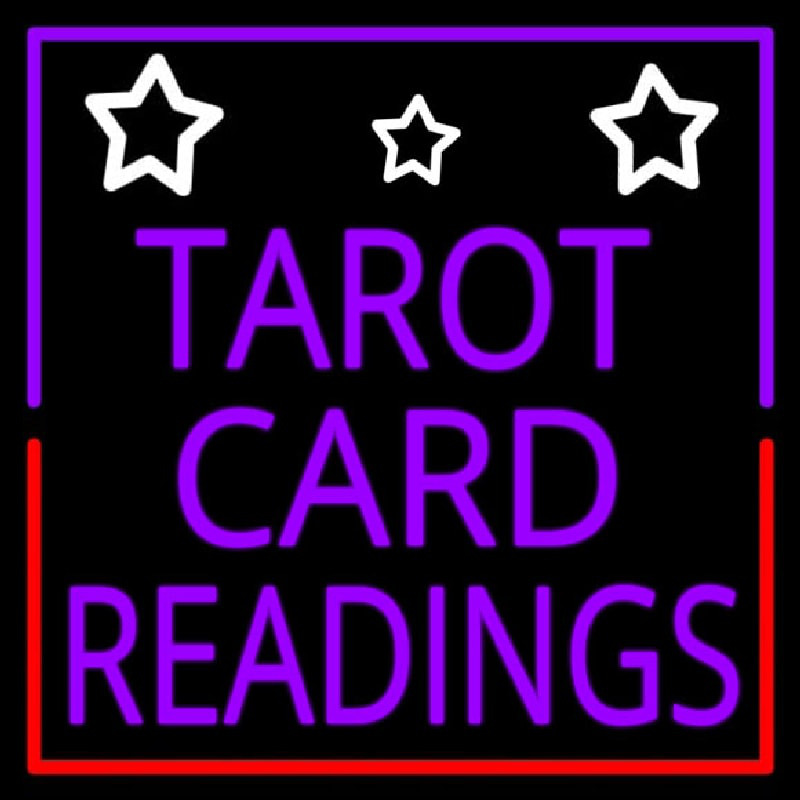 Tarot Card Readings Neon Sign