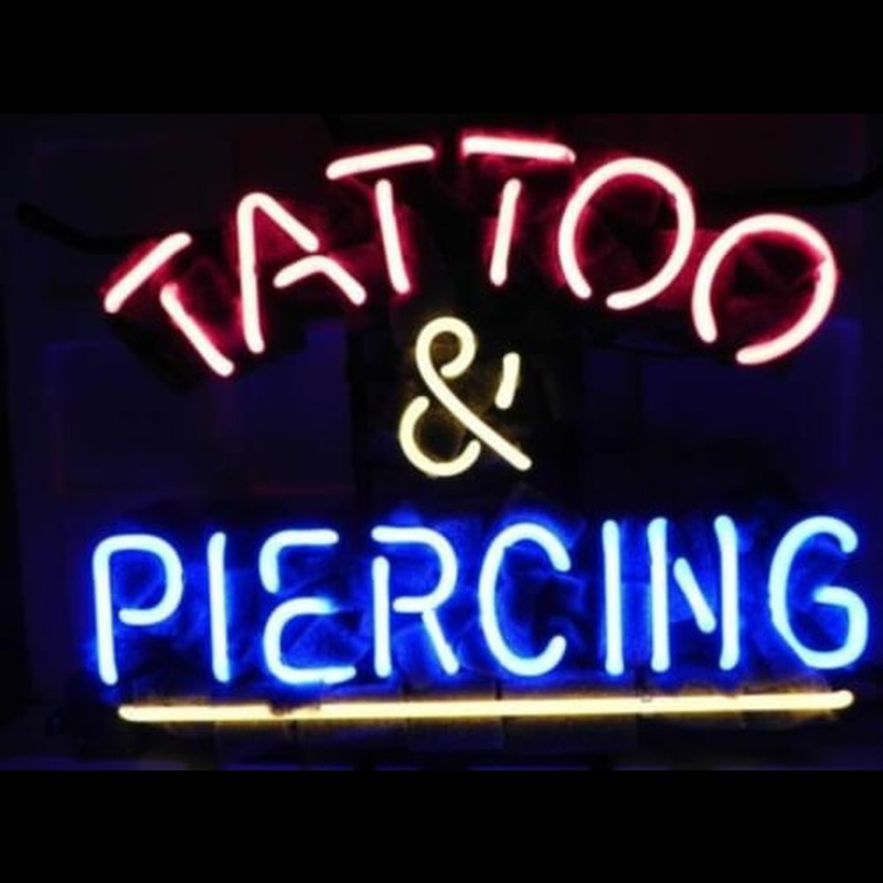 Tattoo and Piercing Parlor Neon Sign  NeonSignsUScom
