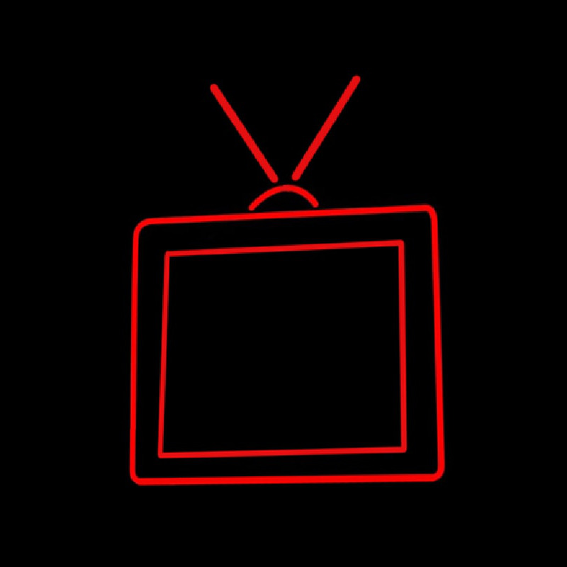 Television Neon Sign