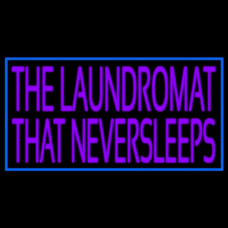 The Laundromat That Never Sleeps Neon Sign