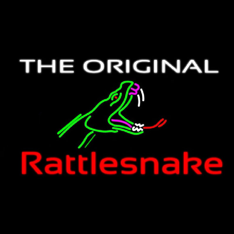 The Original Rattlesnake Neon Sign