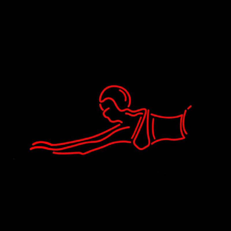 The Swimmer Neon Sign