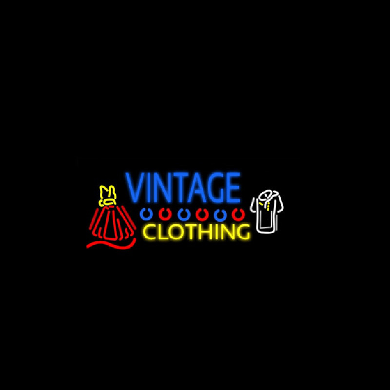 Vintage Clothing Neon Sign