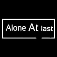 Alone At Last Neon Sign