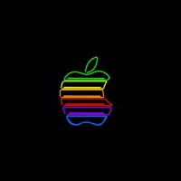 Apple Neon Sign