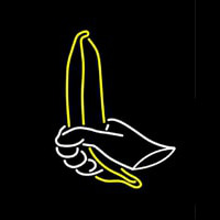 Banana In Hand Neon Sign