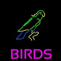 Birds Logo Neon Sign