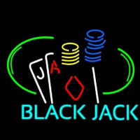 Black Jack Neon Sign