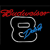 Budweiser Dale Jr. 8 Beer Sign Neon Sign