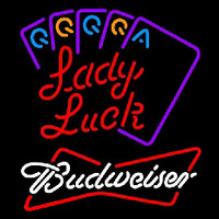 Budweiser Lady Luck Series Beer Sign Neon Sign