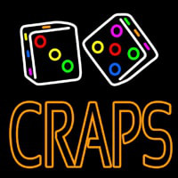 Craps With Dise 1 Neon Sign