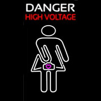 Danger High Voltage Neon Sign