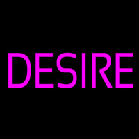 Desire Neon Sign