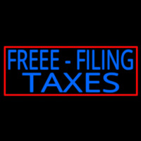 Free Filing Ta es Neon Sign