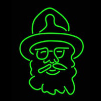 Green Man Logo Neon Sign