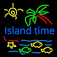 Island Time Neon Sign