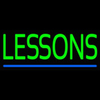 Lessons Neon Sign