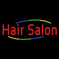 Multicolored Hair Salon Neon Sign