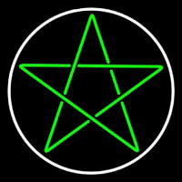 Pentacle Neon Sign