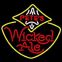 Petes Wicked Ale Beer Sign Neon Sign