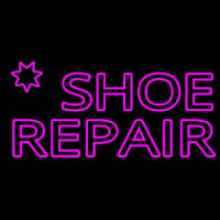 Pink Shoe Repair Neon Sign