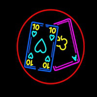 Poker Cards 1 Neon Sign