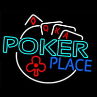 Poker Place Neon Sign