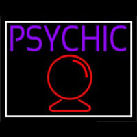 Purple Psychic With Crystal Neon Sign