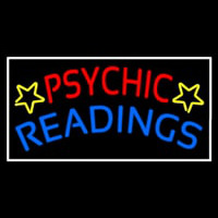 Red Psychic Blue Readings Neon Sign