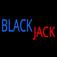 Singal Line Blackjack Neon Sign