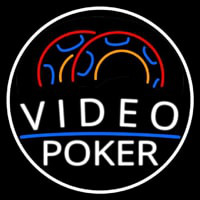 Video Poker 1 Neon Sign