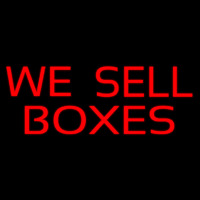 We Sell Bo es Neon Sign