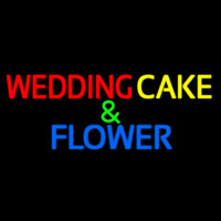 Wedding Cakes And Flowers Neon Sign