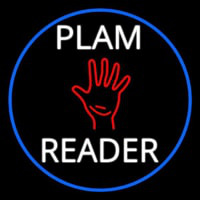 White Palm Reader Neon Sign