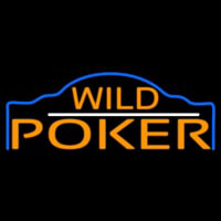 Wild Poker 3 Neon Sign