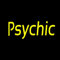 Yellow Psychic Neon Sign